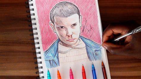 Eleven Stranger Things Drawing Tutorial ~ How To Draw Eleven From