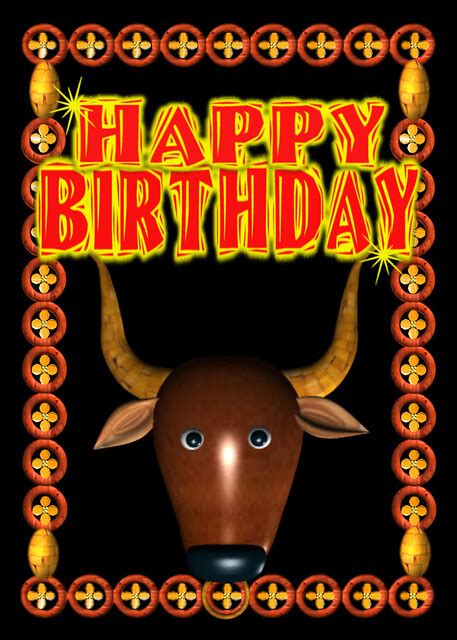 happy birthday bull  valxartcom flickr photo sharing