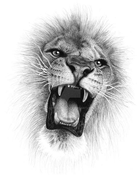 lion roar  jendawn  deviantart roaring lion tattoo lion tattoo