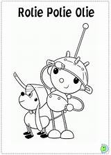 Dinokids Polie Olie sketch template