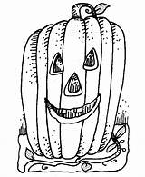 Halloween Coloring Pumpkin Pages Jack Carved Big Sheets Kids Print Clip Lanterns Line Pumpkins Holiday Printable Great Cartoon Learning Years sketch template