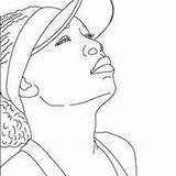 Tennis Williams Serena Drawing Pages Coloring Player Sketch Template Getdrawings sketch template