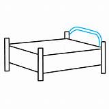 Bed Draw Step Drawing Easy sketch template