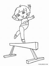 Dora Malvorlagen Turnen Gymnastik Gimnasta Emoji Cool2bkids sketch template