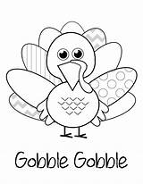 Thanksgiving Coloring Pages Turkey Color Printable Printables November Kids Sheets Gobble Cute Preschool Print Crafts Fall Drawing Kindergarten Activity Easy sketch template