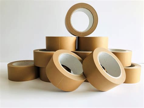 plain kraft paper tape  adhesive packaging  retail