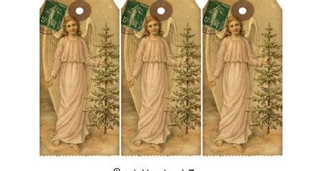 sweetly scrapped  printable christmas angel tags  evergreen tree