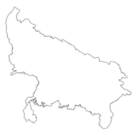 map  uttar pradesh district