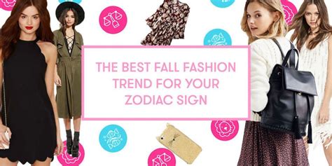the best fall fashion trend for your zodiac sign