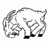 Coloriage Goat Angry Imprimer Dessiner Coloring Chevre Chevreuil Coloringcrew Gratuit sketch template