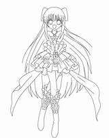 Coloring Pages Aikatsu Template Serena sketch template