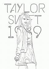 Swift Taylor Coloring Pages Printable Kids Printables Adults Book Books Color Print Themed Popular Music Getcolorings Sift Soundfly sketch template