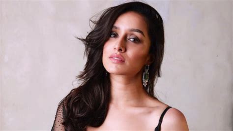 shraddha kapoor s sexy black blouse and skirt set is a great