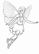 Borboleta Hadas Colorkid Barbie Colorir sketch template