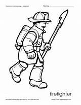Firefighter Coloring Worksheet Reviewed Curated sketch template