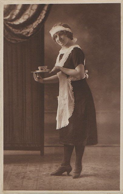 1920s Maid Maid Vintage Photography Old Photos