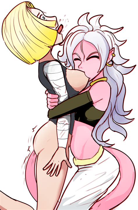 image 2520157 android 18 android 21 dragon ball fighterz dragon ball z majin android 21 wulfsaga