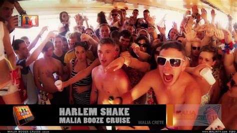 maliatv biggest harlem shake on a boat ever malia booze cruise uk