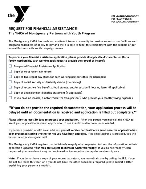 sample letter  request financial assistance