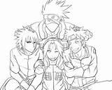 Kakashi Ausmalbilder Sasuke Sakura Ausdrucken sketch template