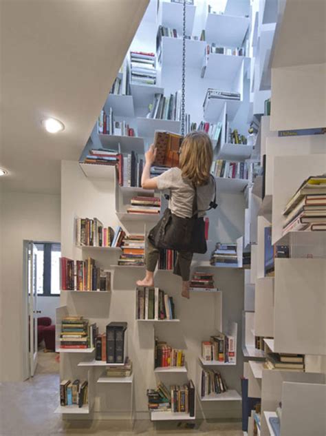 cool  unique bookshelves designs  inspiration