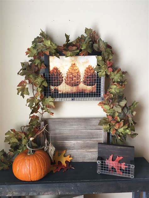 printable rustic pine cone art is a nice alternative to