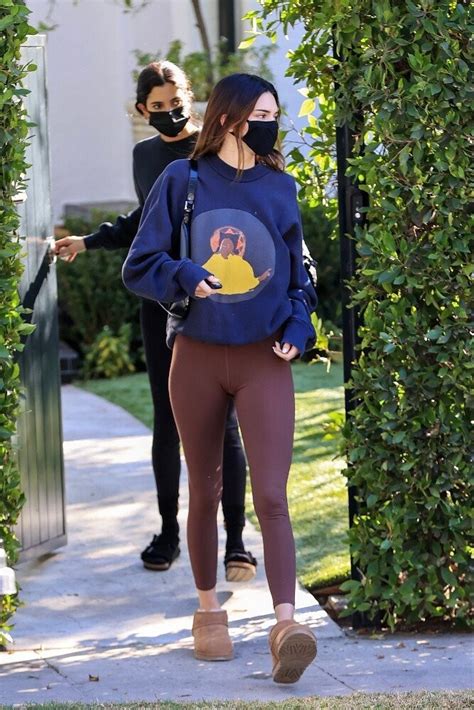 kendall jenner cameltoe on the walk to her urus 10 photos