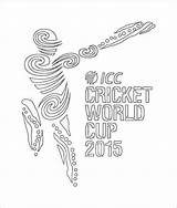 Cricket Coloring Cup Pages Icc Printable sketch template