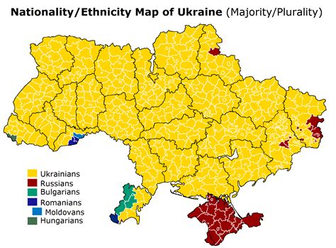 nationalityethnicity map  ukraine mapporn