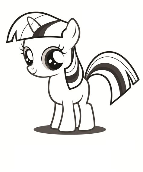 pony colouring sheets twilight sparkle filly