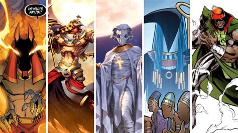 top  egyptian gods  marvel comics history gobookmart