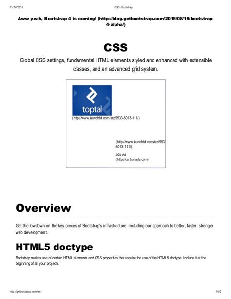 css bootstrap