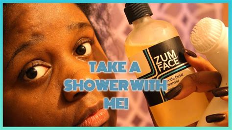 take a shower with me before and after routine youtube