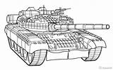 Coloring Pages Russia Boys Tank Popular Raskraski Library Russian Weapons Coloringhome sketch template