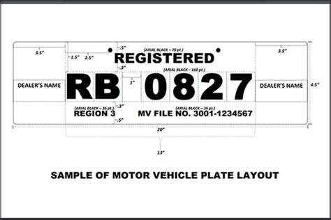 printable temporary plate number template printable templates