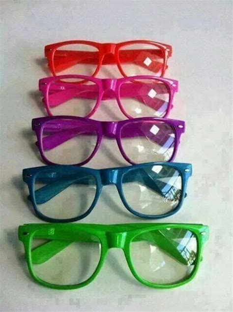 Nerdy Glasses In Color To Match What Your Wearing Any Day Rave Light