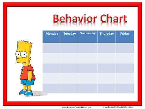 smiley face behavior charts  weekly behaviour charts projects