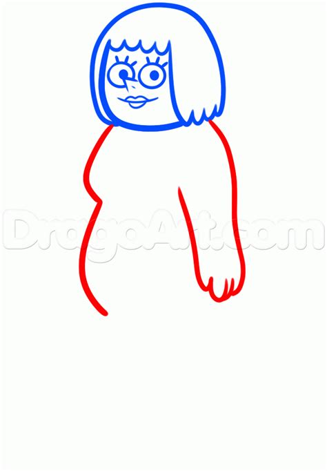 how to draw mary from clarence step by step cartoon network characters cartoons draw cartoon