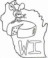 Wisconsin State Coloring Pages Badger Bucky Printable Nevada Florida Flag Badgers Bird Getcolorings Color Clipart Sheets Getdrawings Colorings Categories sketch template