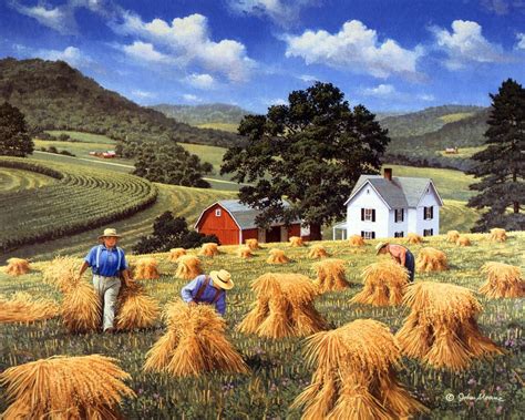 country farm scene paintings