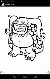 Singing Monsters Coloring Pages Monster Children Color Printable Print Book Template Kids Songs Getcolorings sketch template
