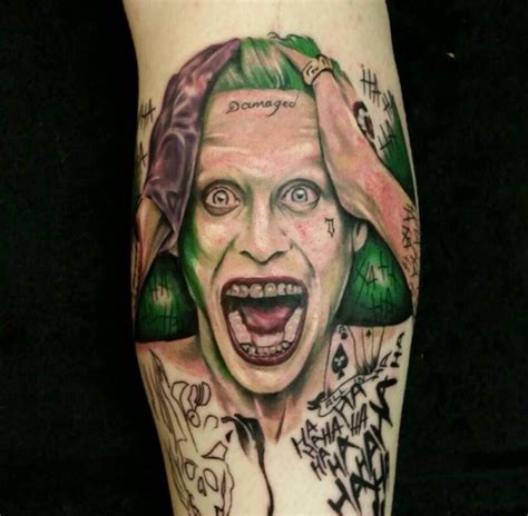 Jared Leto S Joker Jared Leto Joker Tattoos And Piercings I Tattoo