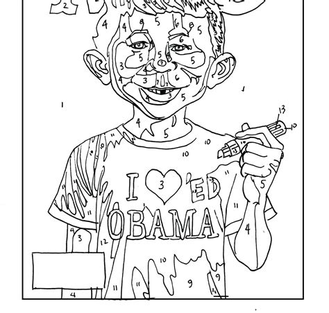 hard color  number coloring pages  getcoloringscom