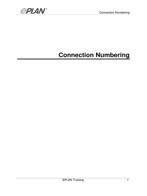 connection numbering sequence file format