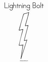 Lightning Bolt Coloring Thunder Twistynoodle Pages Template Print Kids Printable Color Bolts Colouring Storm Cloud Noodle Outline Rain Designlooter Drawings sketch template