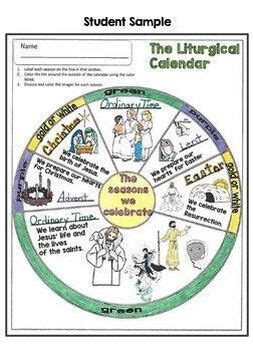kids liturgical calendar coloring page click