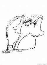 Horton Coloring Hears Pages Who Printable Coloring4free sketch template