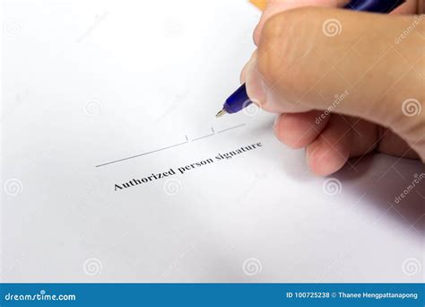 business man hold    sign  authorization signature sp stock photo image  business