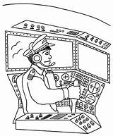 Pilot Airport Pilots Profession sketch template