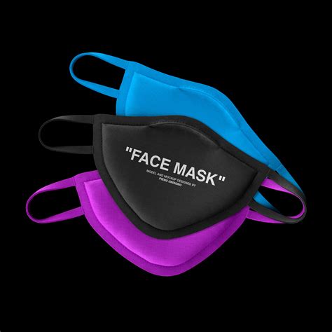 face mask mockup   psd  behance